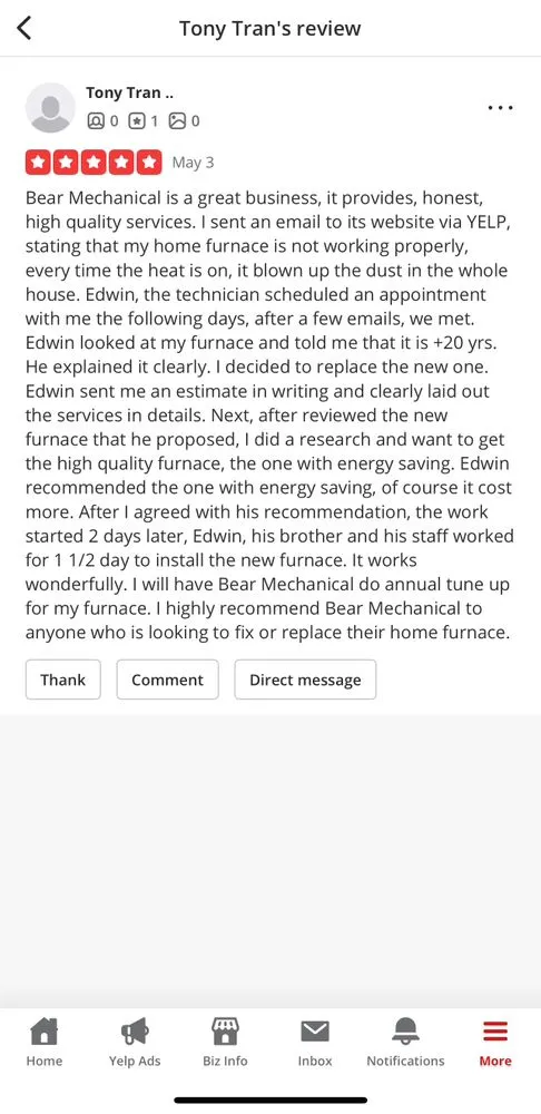 Slide of Bear Mechanical