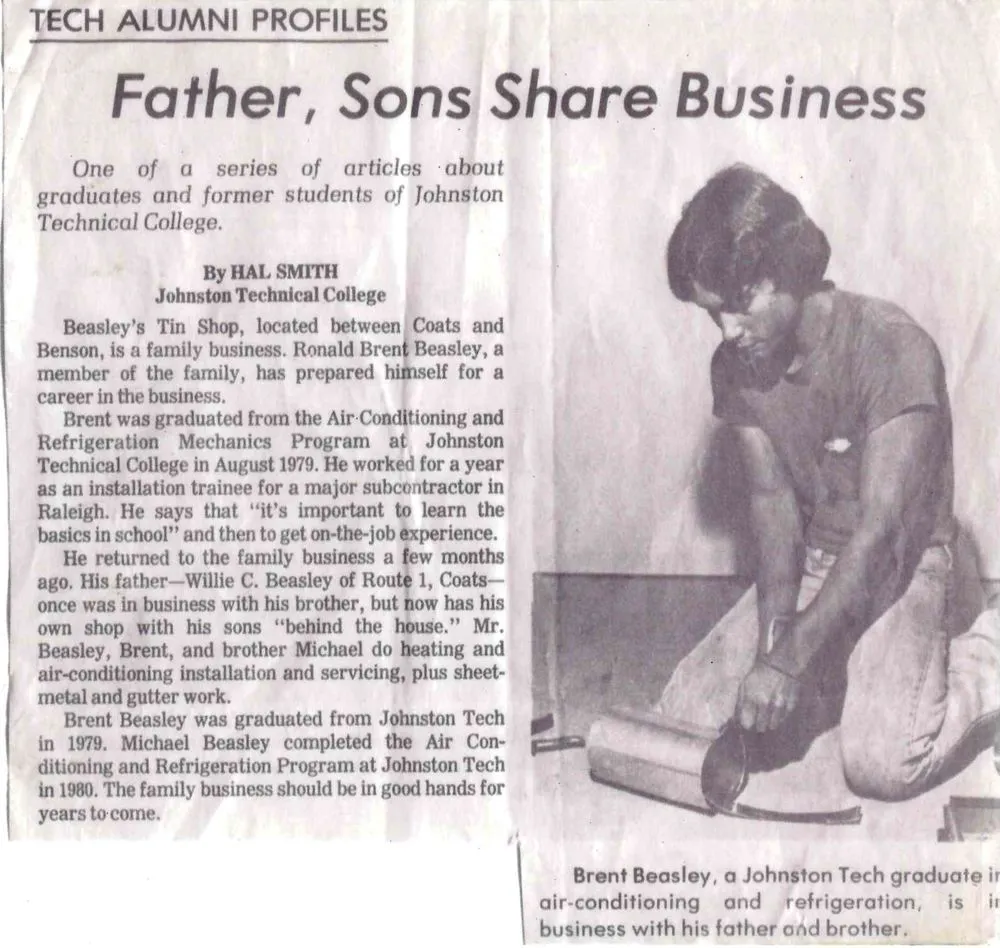 Slide of Beasley's Heating & Air