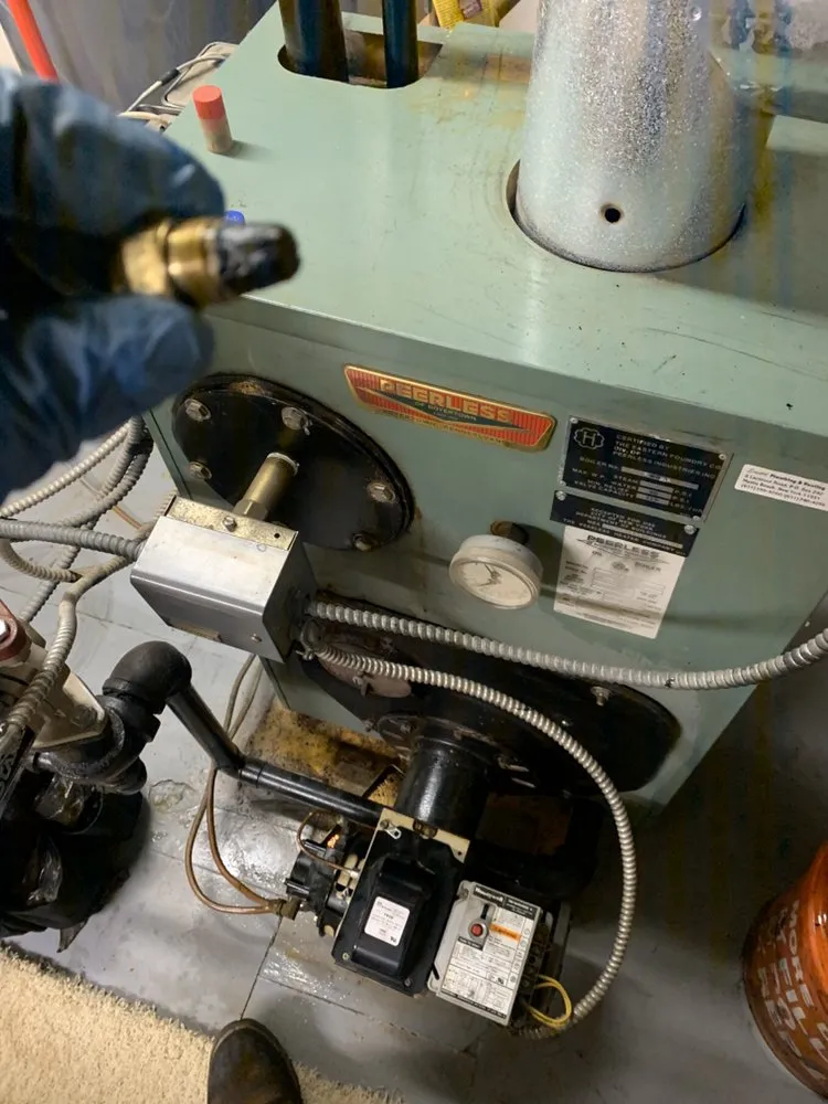 Slide of Beckett oil burner service