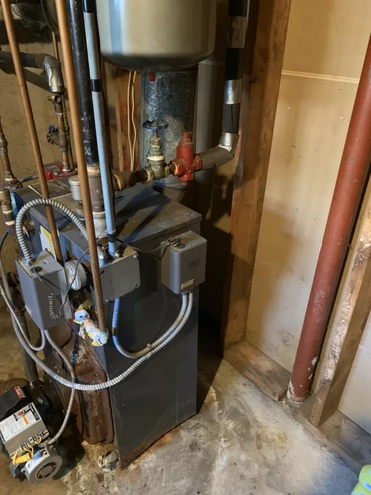 Slide of Beckett oil burner service