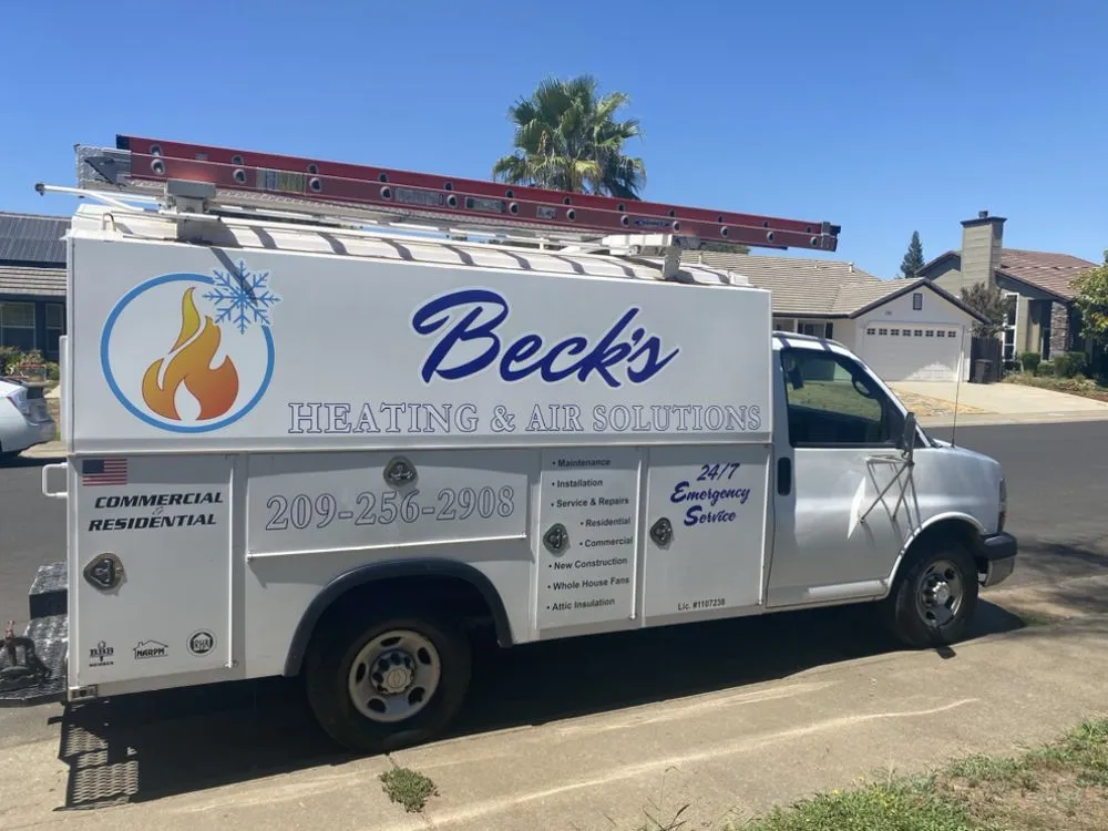 Slide of Beck’s Heating and Air Solutions