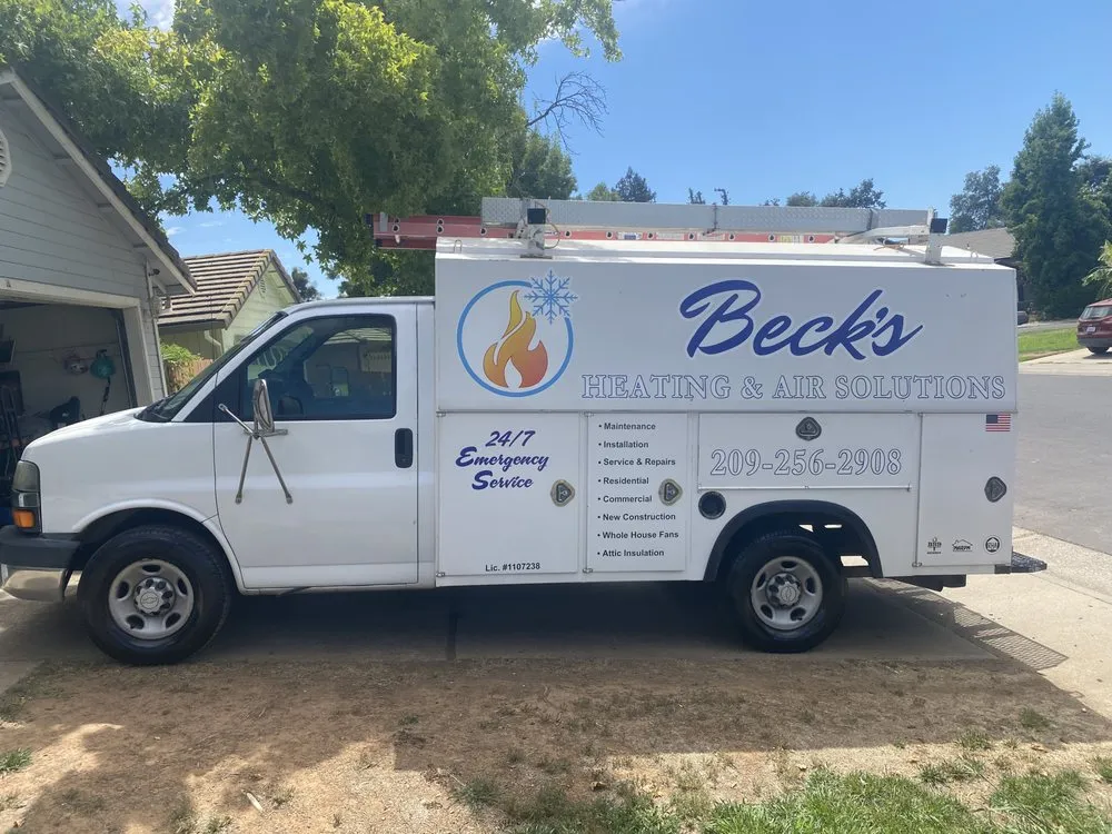Slide of Beck’s Heating and Air Solutions