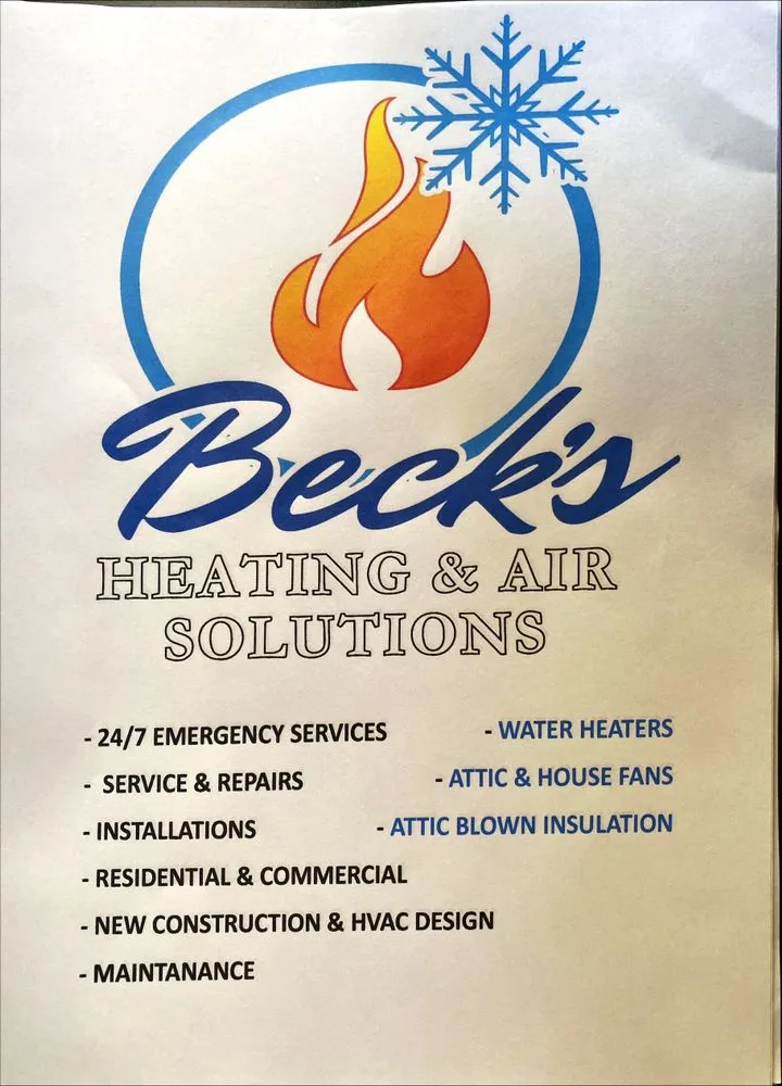 Slide of Beck’s Heating and Air Solutions