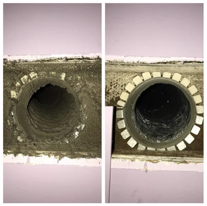 Slide of Before & After Air Care