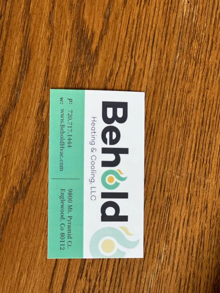 Slide of Behold Heating & Cooling