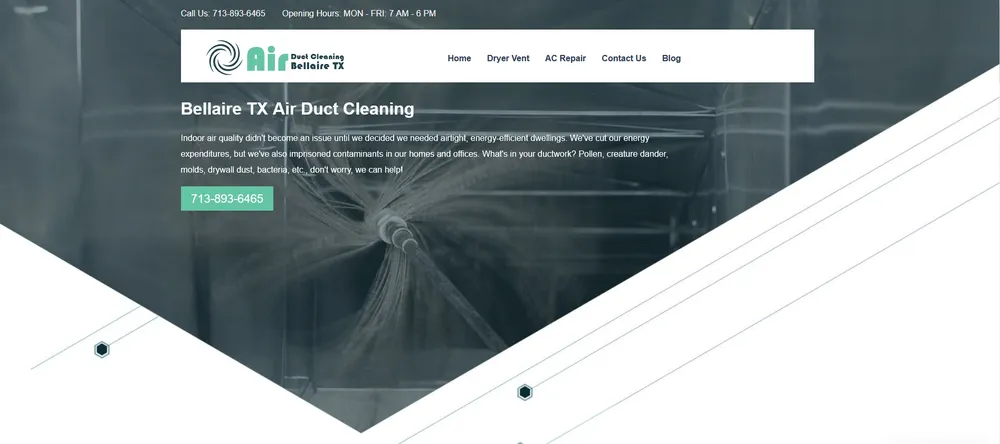 Slide of Bellaire Texas Air Duct Cleaning