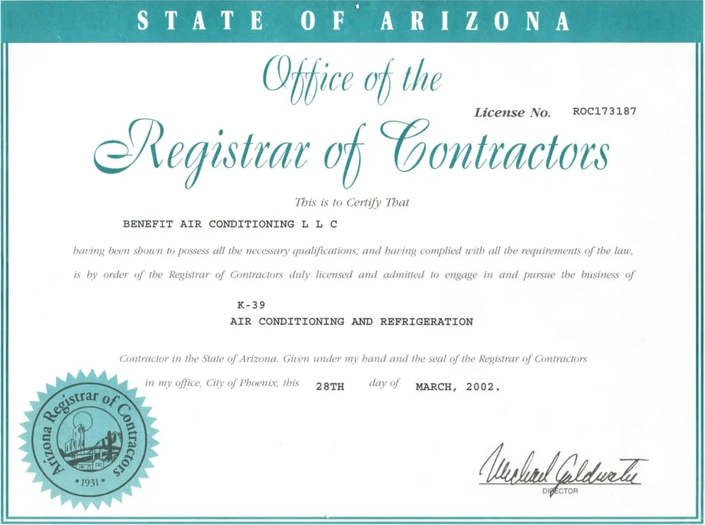 Slide of Benefit Air Conditioning