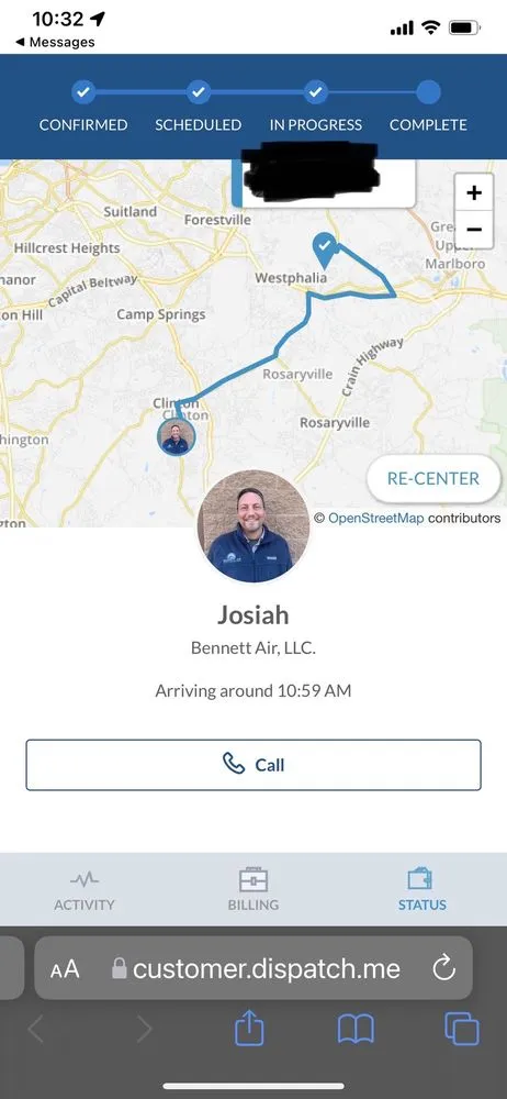 Slide of Bennett Air