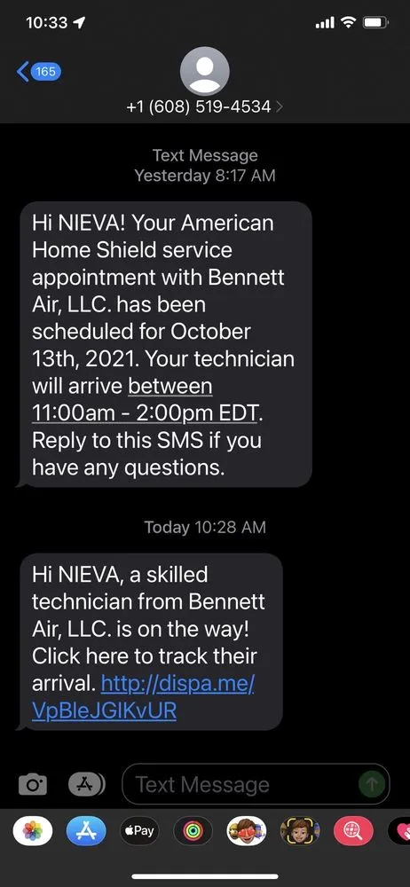 Slide of Bennett Air