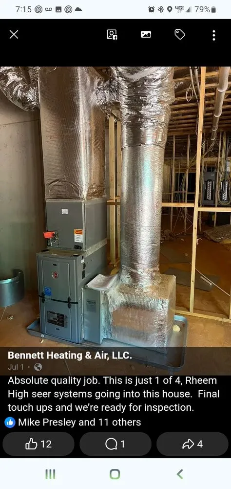 Slide of Bennett Heating And Air