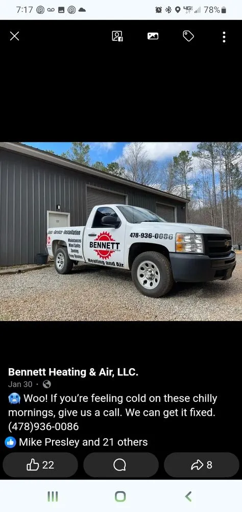 Slide of Bennett Heating And Air