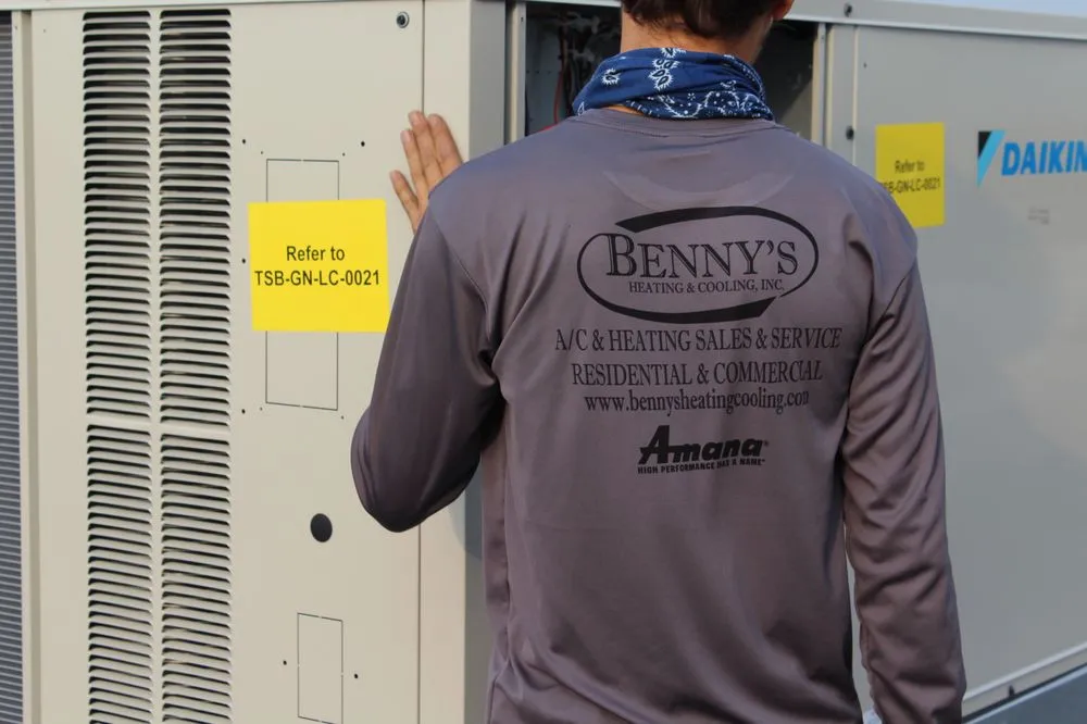 Slide of Benny's Heating & Cooling