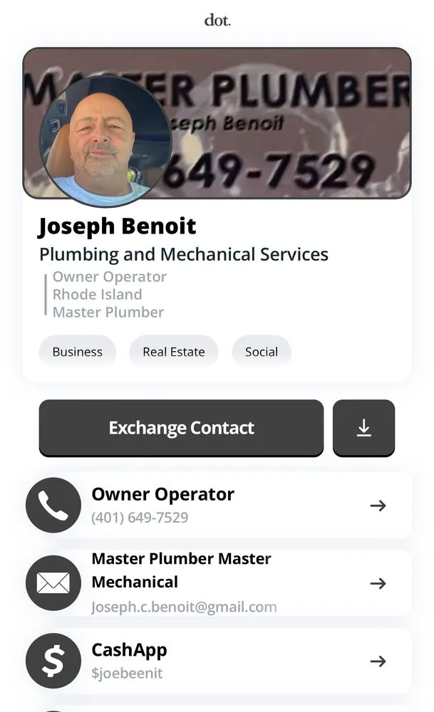 Slide of Benoit Plumbing
