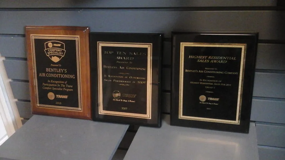 Slide of Bentley's Air Conditioning