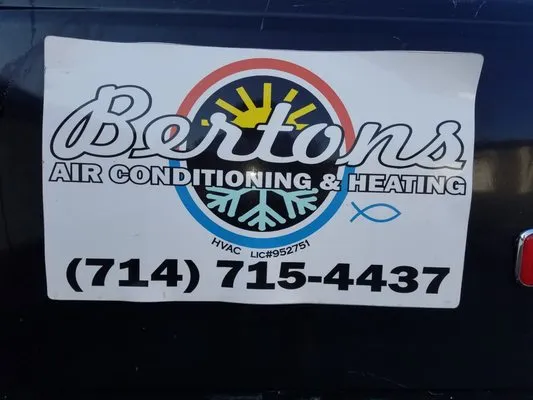 Bertons Air Conditioning and Heating Logo
