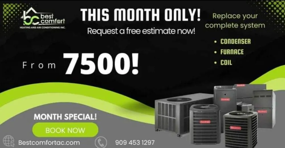 Slide of Best Comfort Heating and Air Conditioning