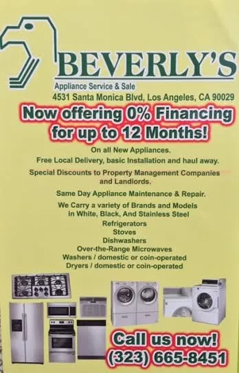 Slide of Beverly's Appliances