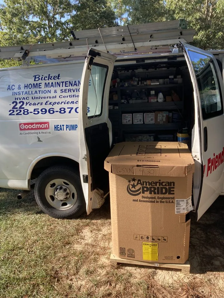 Slide of Bicket AC & Home Maintenance