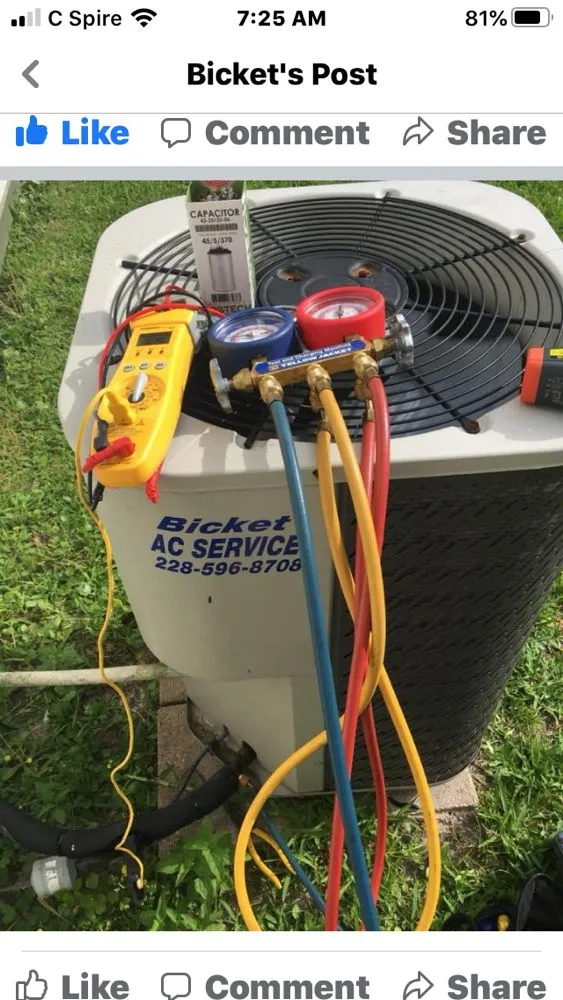 Slide of Bicket AC & Home Maintenance