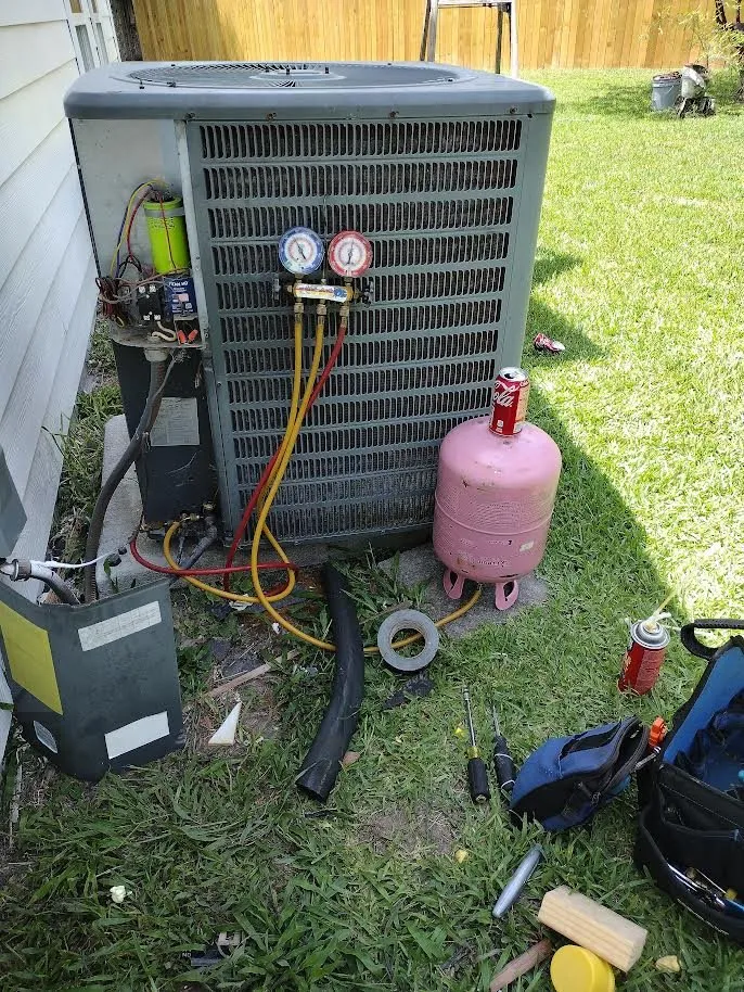 Slide of big air a/c & heating