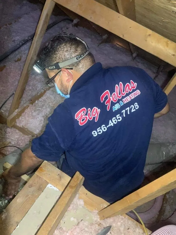 Slide of Big Fellas A/C & Heating