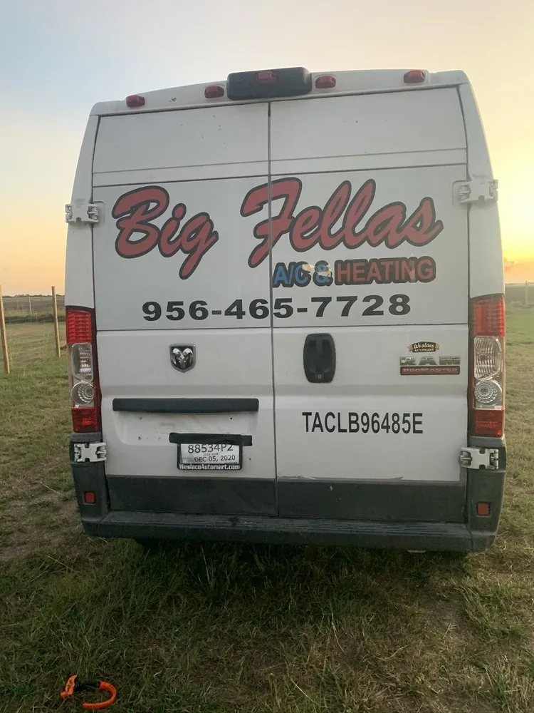 Slide of Big Fellas A/C & Heating