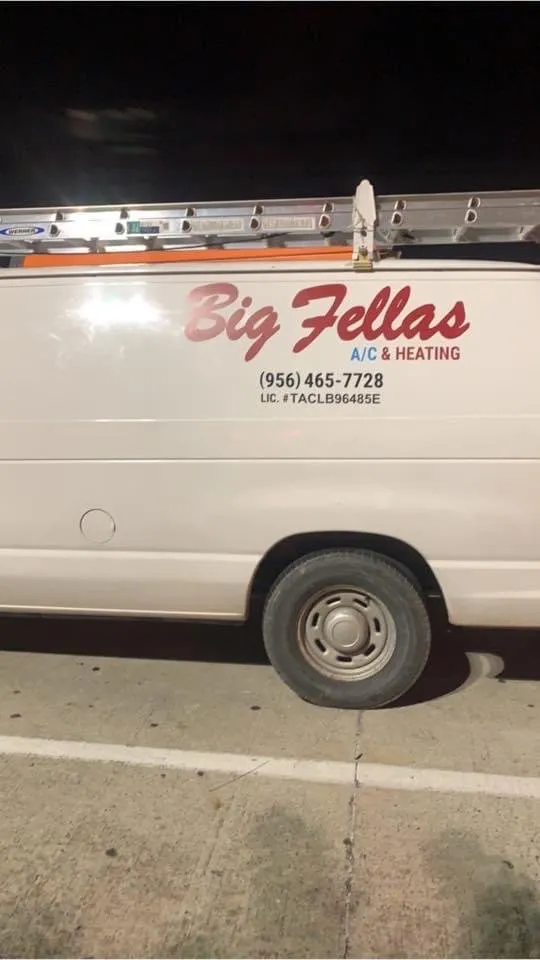 Slide of Big Fellas A/C & Heating