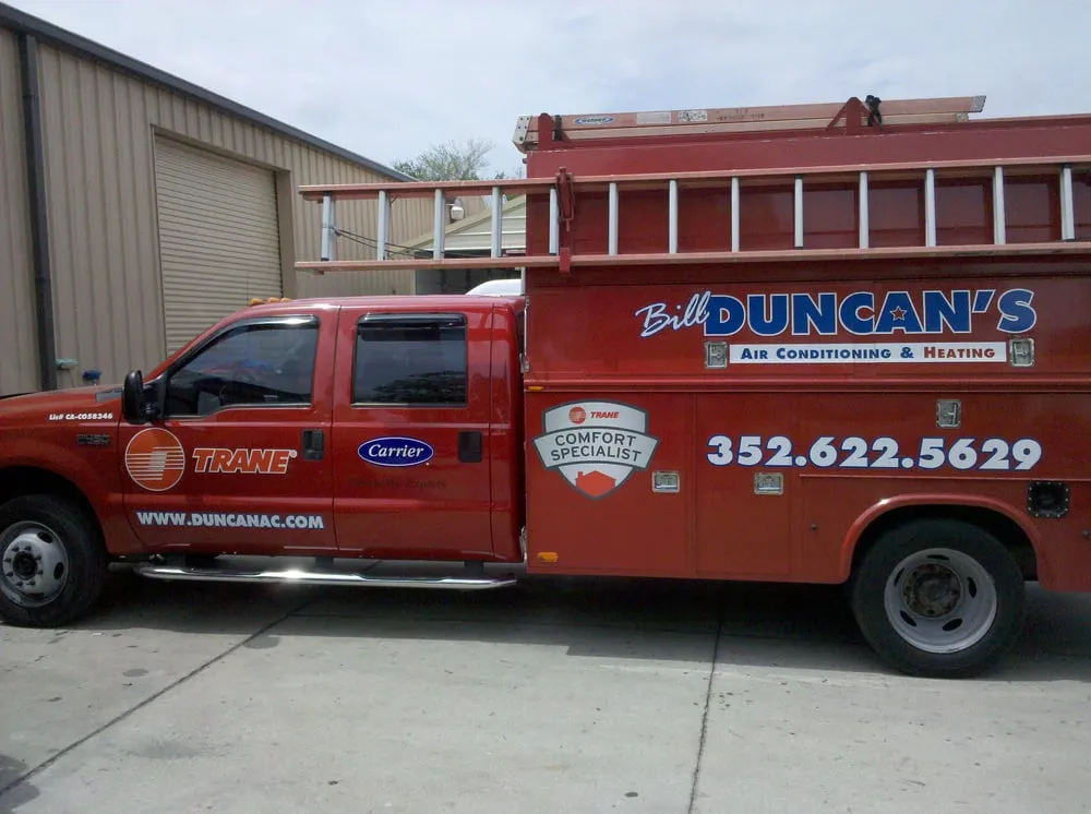 Slide of Bill Duncan's A/C