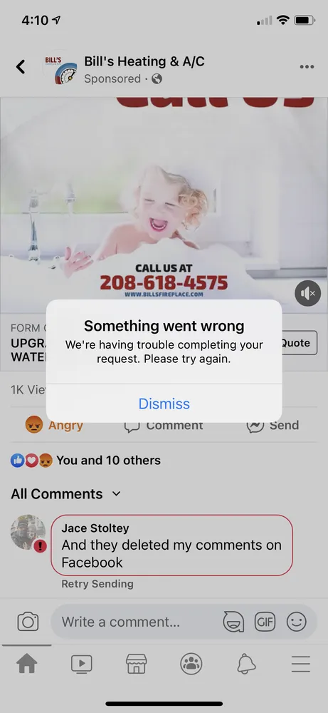 Slide of Bill's Heating & A/C