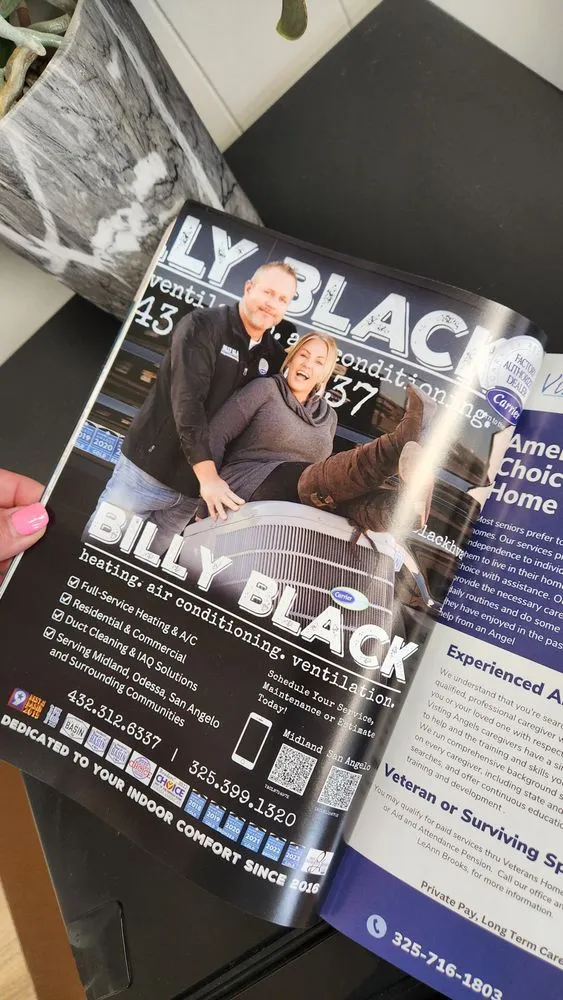 Slide of Billy Black HVAC