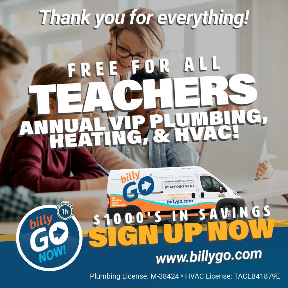 Slide of billyGO Air Conditioning & Plumbing