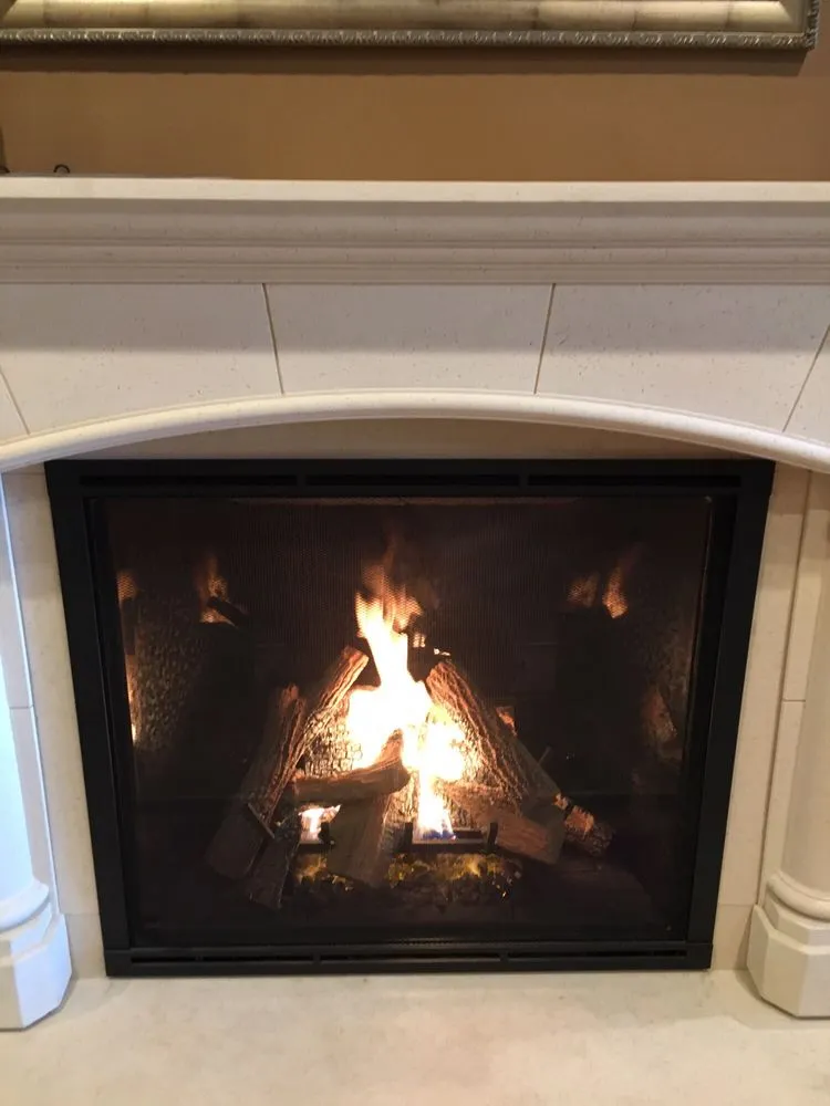 Slide of Birch Heating and Cooling Fireplace and Patio