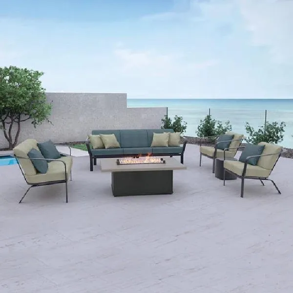 Slide of Birch Heating and Cooling Fireplace and Patio