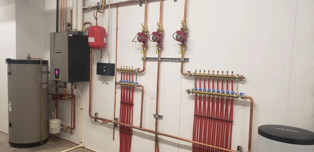 Slide of Birch Heating and Cooling Fireplace and Patio