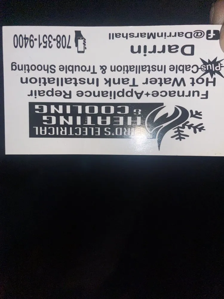 Slide of Bird’s Electrical Heating And Cooling