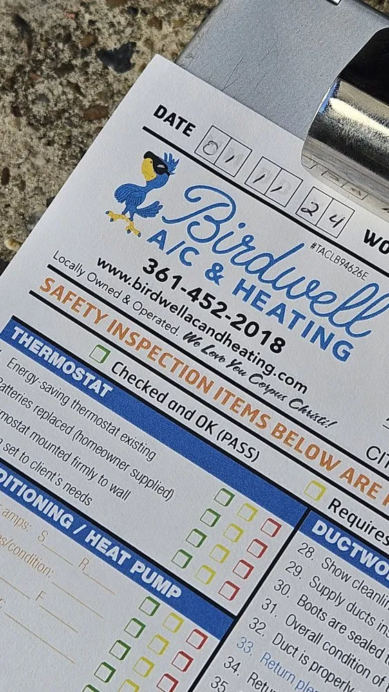 Slide of Birdwell A/C & Heating