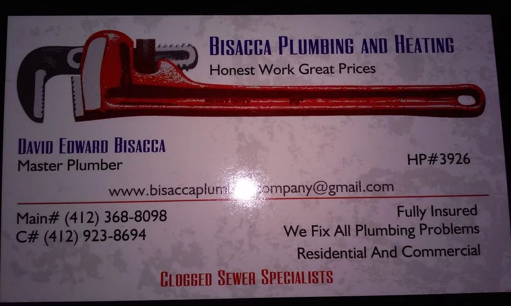 Slide of Bisacca Plumbing and Heating