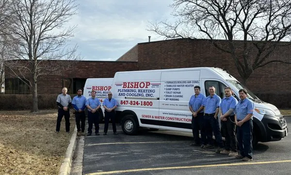 Bishop Plumbing Heating and Cooling Logo