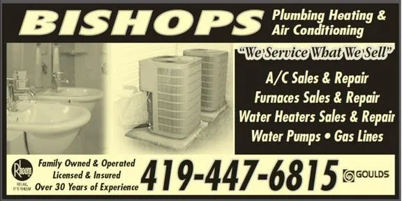 Slide of Bishops Plumbing Heating & Air Conditioning
