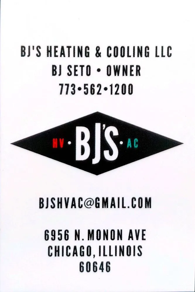 Slide of Bj's Heating and Cooling