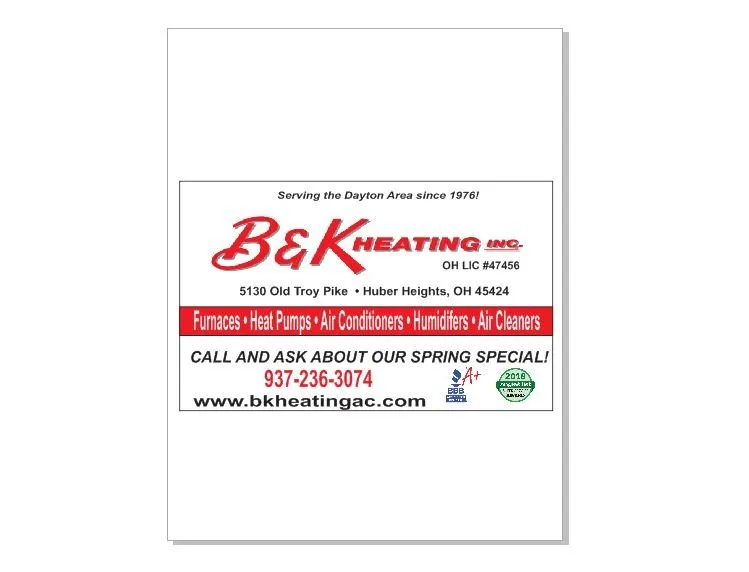 Slide of B&K HEATING