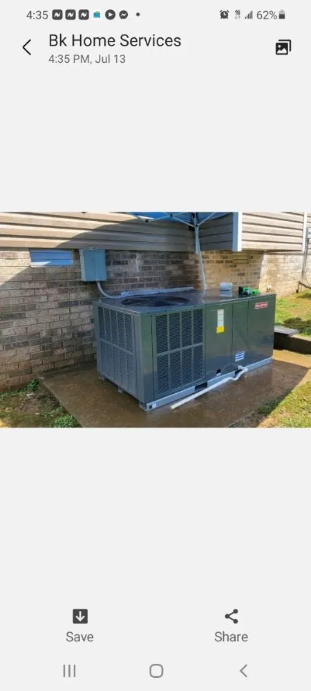 Slide of BK Home Services