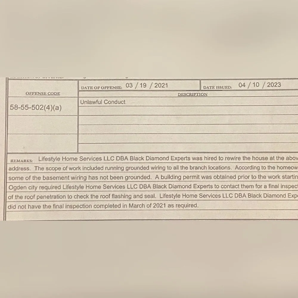 Slide of Black Diamond Electric, Plumbing, Heating and Air