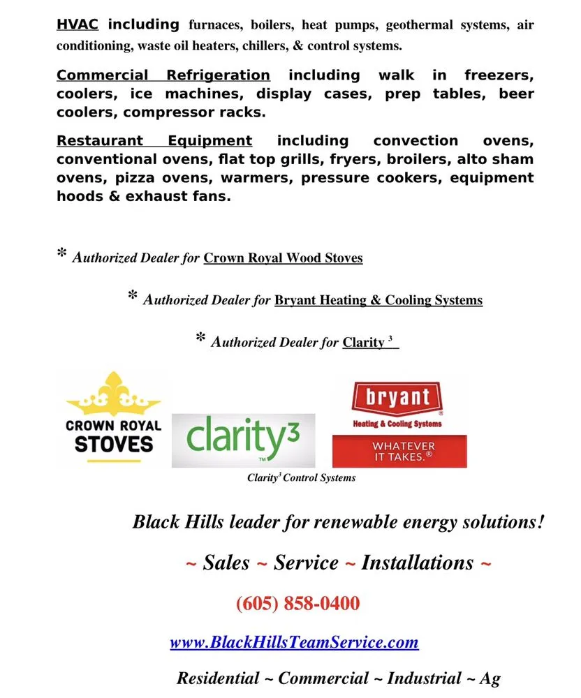 Emergency furnace service same-day service in Hill City, SD by Black Hills Team Service