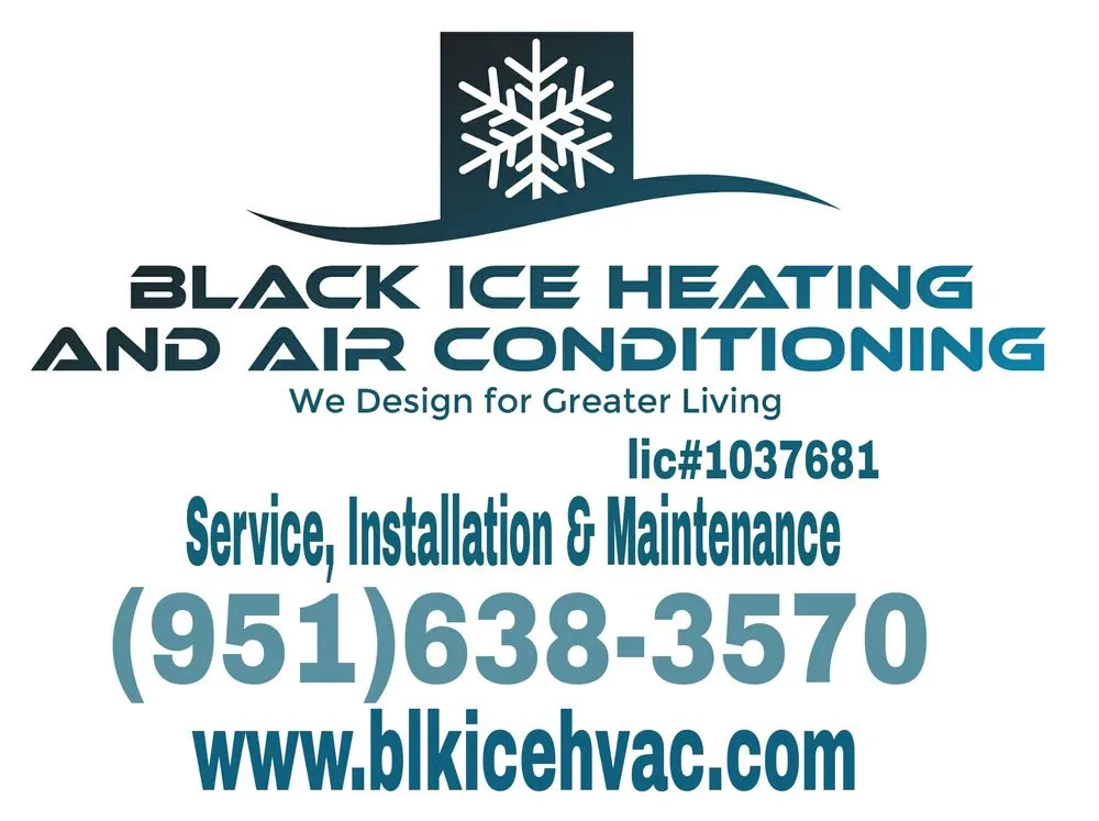 Slide of Black Ice Heating and Air Conditioning