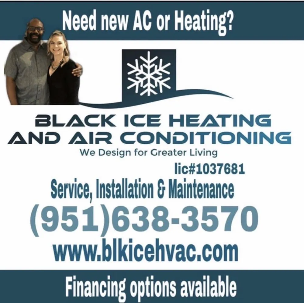 Slide of Black Ice Heating and Air Conditioning
