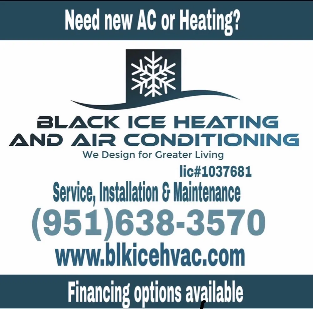 Slide of Black Ice Heating and Air Conditioning