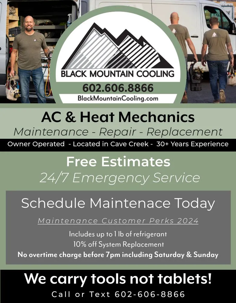 Slide of Black Mountain Cooling