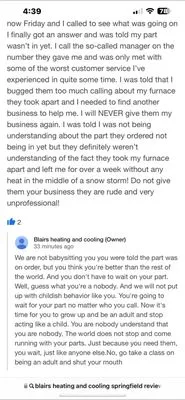 Blair's Heating and Cooling