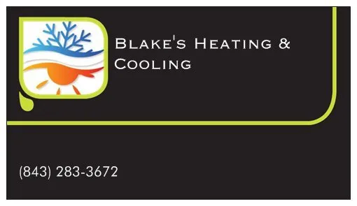 Slide of Blake's Heating and Cooling